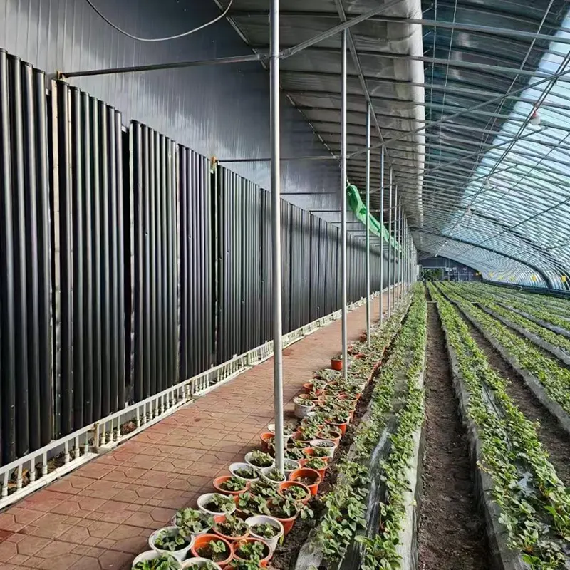 Semi-helling warmteopslag zonne-energiekas